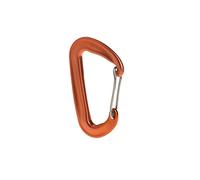 Mosquetones, ganchos resistentes, Gancho de hebilla de alpinismo profesional con forma de D, 1 unidad, 12 kN, accesorio for equipo de escalada al aire libre(Orange)