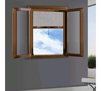 Mosquitera a rodillo para ventana 120 x 170 cm - Bronce