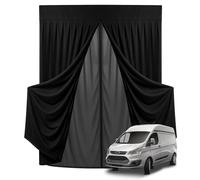 Mosquitera Compatible con Ford Transit Custom Techo Alto (H2) para Puerta Corrediza - Mosquitera Magnética Protección contra Insectos y Solar, Red de Sombra para Puerta Lateral Camping