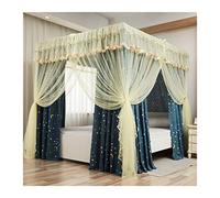 Mosquitera con Dosel para Cama de 1,8 m/6 pies, Dosel Decorativo Estilo Princesa, Cortina de Cama a Prueba de Polvo de Gran tamaño Que va del Suelo al Techo (Color: Estilo 2, Tamaño: 180x220