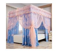 Mosquitera con Dosel para Cama de 1,8 m/6 pies, Dosel Decorativo Estilo Princesa, Cortina de Cama a Prueba de Polvo de Gran tamaño Que va del Suelo al Techo (Color: Estilo 5, Tamaño: 180x220