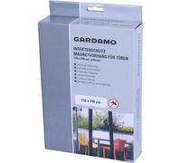 Mosquitera De Protección Magnética Para Puerta Negra 110 X 240 Cm Ajustable