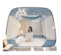 Mosquitera desplegable, tienda de campaña para insectos, toldo de cama plegable, doble puerta, cortina de camping para protección de viaje