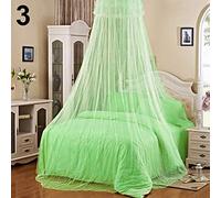 Mosquitera, Elegante Encaje De Insectos Cama con Dosel Cortina De Malla Cúpula Redonda Mosquitera Ropa De Cama Verde 60cm por 260cm por 850cm