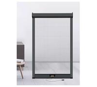 Mosquitera Enrollable discreta para Ventanas - Marco de Aluminio, Malla Fina Protectora, Kit de fácil instalación para Ventanas correderas y abatibles.