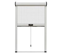 Mosquitera Enrollable para Ventanas de Bricolaje: Marco de Aluminio, diseño Discreto de Apertura hacia Abajo, Malla Fina para Ventanas correderas abatibles.