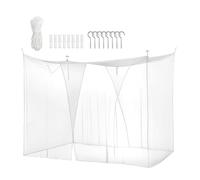 Mosquitera exterior | Pabellón Portátil Grande De Malla Fina - Tienda Red Antimoscas de Viaje y Toldo para Uso en Exterior | Apto para relajarse, dormir y protegerse en el patio, porche, balcón y dura