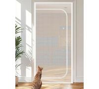 Mosquitera For Puerta De Gato Reforzada, 80cm X 200cm, Resistente A Prueba Mascotas Con Cremallera, Evita Que Los Perros Y Gatos Se Queden Sin Casa(100x220cm)