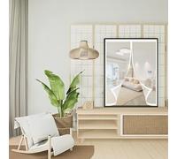Mosquitera Imantada 77 x 74 cm Protección Contra Insectos, Malla Fina, Mantiene El Aire Fresco, Mosquitera Ventana Corredera para Puerta de Balcón, Puerta de Patio, Blanco