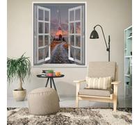 Mosquitera Magnética 100 x 100 cm Varios Tallas, Cierre Automático, No Requiere Herramientas, Mantiene El Aire Fresco Cortina Antimosquitos para Todas Las Ventana, Gris