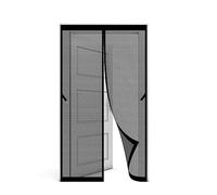 Mosquitera Magnética 105 x 195 cm Mosquitera Imantada Puerta Mantiene el Aire Fresco Cortina Mosquitera para Puerta Balcón Corredera de Patio, Negro