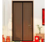 Mosquitera Magnetica 110 x 210 cm Que Entre Aire Fresco, Cierre Automático Cortina Mosquitera Magnética Fácil Instalación sin Taladrar para Garaje O Patio, Correderas, Negro