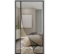 Mosquitera Magnética 120x220cm Cortina Contra Mosquitos Apertura Lateral Izquierda o Derecha Exterior Se Cierra Automáticamente Proteger a su Familia Negro