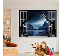 Mosquitera Magnetica 130 x 135 cm Protección Contra Insectos, Malla Fina, Mantiene El Aire Fresco, Cortinas Termicas Aislantes para Puerta de Balcón, Puerta de Patio, Negro