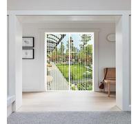 Mosquitera Magnética 130 x 170 cm Cierre Automático Mosquitera Cortina Puerta Magnetica Fácil Instalación sin Taladrar para Balcón Salón Dormitorio Puerta de Patio, Blanco