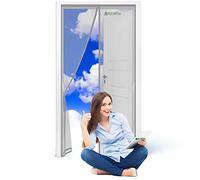 Mosquitera Magnética 140 x 220 cm Mosquiteras para Puertas Puerta Mosquitera Mantiene Insectos afuera para Puertas Correderas Gris