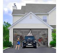 Mosquitera magnetica, 150x215cm Mosquitera Magnética para Puertas, Apagar Automáticamente Circulacion de Aire, para Ventana Correderas (Negra)