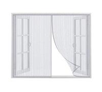 Mosquitera Magnética 170x200cm, Mosquitera Magnética Automático para Puertas Cortina de Sala de Estar la Puerta del Balcón Puerta Corredera Patio, Se puede instalar sin taladrar, Blanco