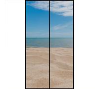 Mosquitera Magnetica 180x205cm Puerta de Malla Magnética Cortina Antimosquitos Magnetica Mantiene el Aire Fresco en el Interior para Puertas de Balcón Sótano Negro