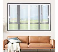 Mosquitera Magnética 40 x 70 cm (Personalizable) Antimosquitos, Malla Super Fina Puertas Magnetica Mosquitera Fácil Instalación sin Taladrar para Terraza, Ventana, Door, Blanco