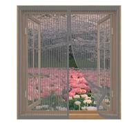 Mosquitera Magnética 45 x 60 cm Fácil Instalación sin Taladrar, Fácil de Limpiar Mosquiteras Anti Insectos para Todas Las Ventanas, Gris