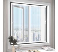 Mosquitera Magnética 58 x 95 cm Antimosquitos, Personalizable Cortinas Mosquiteras Proteja a su Familia de Los Mosquitos para Puerta, Ventana, Blanco