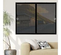 Mosquitera Magnética 65 x 90 cm Mantiene El Aire Fresco Dentro y Los Bichos Fuera Cortina Contra Mosquitos Fácil Instalación sin Taladrar para Terraza, Ventana, Door, Negro