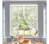 Mosquitera Magnetica 75 x 120 cm Cierre Automático, Protección Insectos, Resistente a La Rotura Puerta de Malla Corredera Cortina para Correderas, Garaje O Patio, Blanco