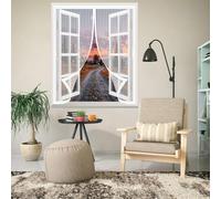 Mosquitera Magnética 78 x 100 cm Varios Tallas, Cierre Automático, No Requiere Herramientas, Mantiene El Aire Fresco Cortina Antimosquitos para Todas Las Ventana, Blanco