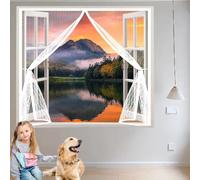 Mosquitera Magnetica 85 x 110 cm Protección Contra Insectos, Malla Fina, Mantiene El Aire Fresco, Ventana Mosquitera Magnética para Puerta Corredera, Puerta de Salón, Blanco
