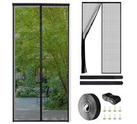 Mosquitera Magnética de Fibra de Vidrio para Puertas,80x200cm Cortina Mosquitera Puerta sin Taladrar,Malla de Alta Densidad Anti-Rasguño y Anti-Mosquito Para Puertas Correderas,Balcón,Bodega y Jardín