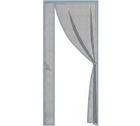 Mosquitera Magnética For Puerta Doble, 180x200cm, Resistente For Patio Con Cierre Magnético, Mantiene Alejados A Los Insectos, Montaje Adhesivo(Gray1,95x200cm)