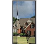 Mosquitera Magnética para Puerta 110x180cm Puerta Apertura Lateral Cortina Mosquitera para Puertas Cortina Exterior Malla Super Fina Negro