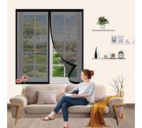 Mosquitera Magnética para Puerta 76 x 210 cm Mantiene El Aire Fresco Dentro y Los Bichos Fuera Cortina Magnética de Puerta para Puertas de Salón Corredor Balcón, Negro