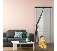 Mosquitera Magnética para Puerta 89 x 189 cm Cierre Automático Protección Contra Insectos Mosquitera para Puerta Fácil de Instalar para Exterior de Balcón Patio, Negro