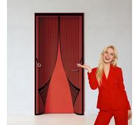 Mosquitera Magnética para Puerta 89 x 240 cm Varios Tallas Rede Mosquito Porta Magnética Mantiene El Aire Fresco para Balcón Salón Dormitorio Puerta de Patio, Negro