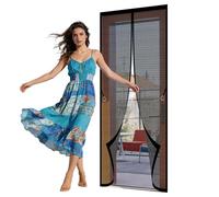 Mosquitera Magnética para Puerta de Balcón 66 x 237 cm Varios Tallas Anti Mosquito Insecto Mosquiteras Lejos de Los Mosquitos para Puertas de Patio y Balconeras, Negro
