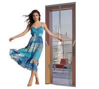 Mosquitera Magnética para Puerta de Balcón 69 x 224 cm Varios Tallas Anti Mosquito Insecto Mosquiteras Lejos de Los Mosquitos para Puertas de Patio y Balconeras, Gris