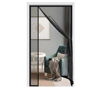 Mosquitera Magnética Para Puertas 105x205cm Montaje Adhesivo Sin Perforaciones, La Cortina Magnética Es Ideal Para Puertas De Patio, Puertas De Balcón Y Puertas De Sótano, Negro