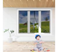 Mosquitera MagnéTica para Puertas 60x75cm Negro Cortina Antimosquitos Hecha de Malla Fácil de Instalar y Lejos de Los Mosquitos