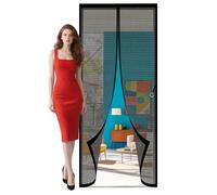 Mosquitera Magnética para Puertas 66 x 245 cm Varios Tallas Automáticamente Mosquitera Magnética Mantiene El Aire Fresco para Puerta Del Balcón, Puerta Patio, Negro