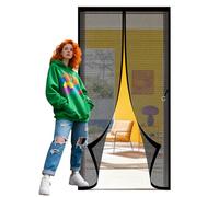 Mosquitera Magnética para Puertas 84 x 228 cm Varios Tallas Mosquito Net No Requiere Herramientas, Fácil de Instalar para Balcón Puerta Corredera de Patio, Negro