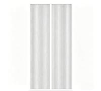 Mosquitera Magnética Para Puertas Con Cortina De Malla Y Sistema | De Sellado Magnético De Arriba Hacia Abajo Que Mantiene El Aire Fresco En El Interior(White,80x200CM)