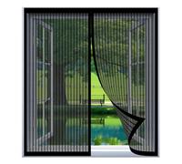 Mosquitera Magnetica para Ventana Corredera 40 x 40 cm Fácil Instalación sin Taladrar, Fácil de Limpiar Malla Mosquiteras para Ventanas para Todas Las Ventanas, Negro