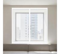 Mosquitera Magnética para Ventanas 115 x 125 cm sin Taladrar Ni Atornillar Ajustable Mosquitera Ventana Magnetica Lavables para Ventana de Bricolaje para Caseras Oficina, Blanco