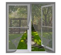 Mosquitera Magnética para Ventanas 60 x 125 cm Protección Contra Mosquitos y Moscas Mosquitera Magnética Ventana Fácil Instalación Adhesiva para Balcón Corredera Terraza, Gris