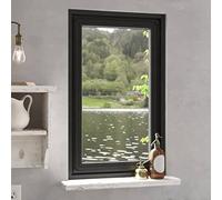 Mosquitera Magnética Para Ventanas Con Fibra De Vidrio, Protección Contra Insectos, Mosquitera Ventana, Tela Mosquitera, Adecuada Para Salón Y Dormitorio, Antracita, 80 x 140 cm