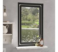 Mosquitera Magnética Para Ventanas Con Fibra De Vidrio, Protección Contra Insectos, Mosquitera Ventana, Tela Mosquitera, Adecuada Para Salón Y Dormitorio, Blanco, 80 x 140 cm