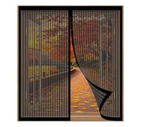 Mosquitera Magnética Reforzada 40 x 40 cm Fácil Instalación sin Taladrar, Fácil de Limpiar Malla Mosquiteras para Ventanas para Todas Las Ventanas, Negro