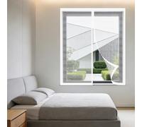 Mosquitera Magnetica Ventana 100 x 135 cm Mantiene Insectos, Moscas y Mosquitos Fuera Mosquitera Magnética Ventana Fácil de Limpiar para Balcón Corredera Terraza, Blanco